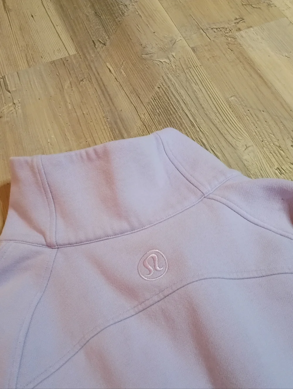 lululemon athletica Lavender Half-Zip Cropped Sweatshirt